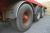 Kel-Berg 3-axle open trailer. Year 29-09-2004. License number LH7205. Signed off. Brakes not tested