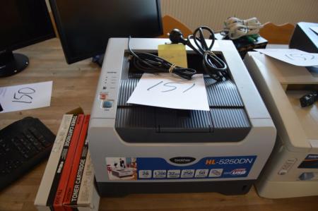 Laser printer, Brother HL 5250 DN (without cartridge)