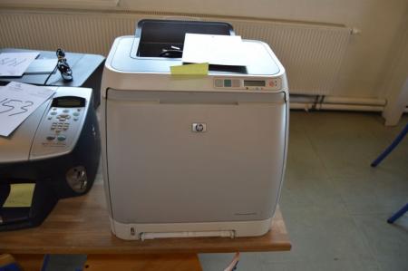 Laserprinter HP ColorLaserJet 1600. Mangler tonerpatron