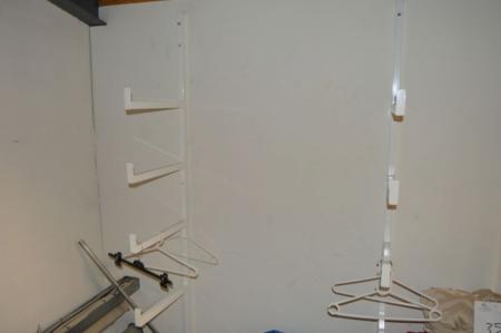 Gren shelving, wall mounted, ceiling. To be dismantled by the buyer