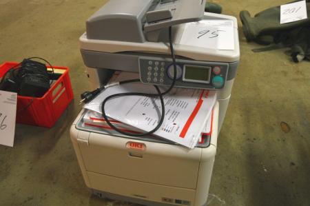 Multifunktionsprinter, OKI MC 350