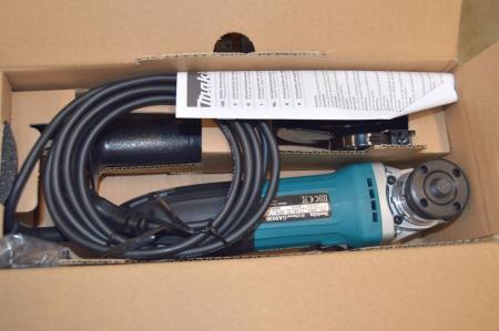 Power angle grinder, Makita GA5030, ø125 cm. Unopened in original packaging (archive picture)