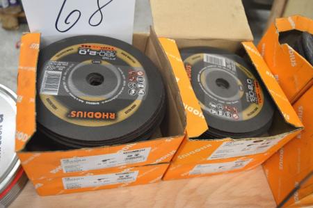 4 boxes of approx 25 pcs. cutting discs, FT 38, ø180 mm