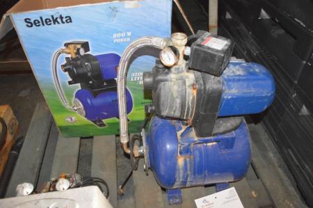 Water pump, Selecta. Capacity: 3200 liters / hour. Untested