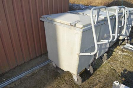 Waste Container on wheels with handle (archive picture)