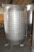 Stainless steel, acid-proof tank with hatch. Capacity approximately 2,500 liters