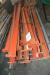 4 pallets of parts for pallet racking (gables and beams), Assorted