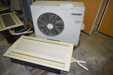 Toshiba aircondition med radiator.  