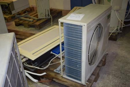 Toshiba aircondition med radiator.Toshiba. 
