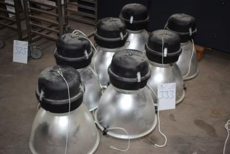 7 stk. Industri lamper ( Ø: 46 cm, H: 50 cm)