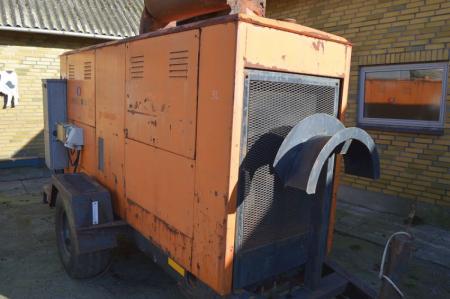 6-cylinder generator, Scania. 180 kW. Untested. Key and battery is defective
