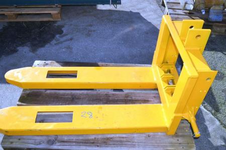 Forks for 3-point hitch. Suitable for removal of straw and chopped wood