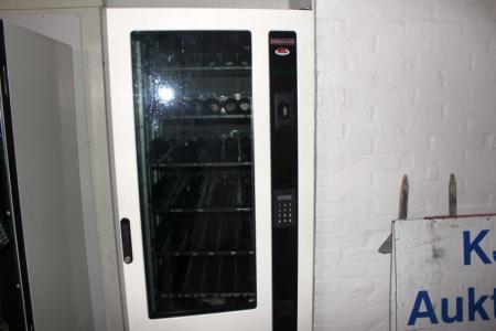 Varer/sodavandsautomat til kort, Vittenborg Spirali S Lux, uden nøgle, stand ukendt