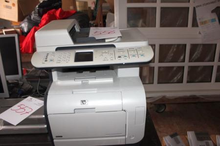 Print/scan/kopimaskine, HP Color laserjet CM2320nf MFP uden kabel 