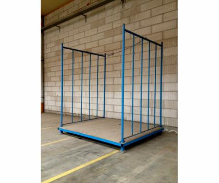 1 pc transport cage outside dimensions: H 1.81 m B. 2.4 m D. 1.2m