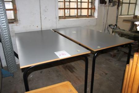 2 tables 180 x 90 x 90 cm