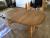 Dining table in oak with 2 leaves