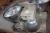 2 pcs. Industrial Lamps, Glamox, GDH-B 700 HG - 700 W, 200v, 50 HZ H: 70.5 cm Ø 56 cm