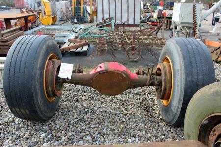Carriage shaft m 385/65 to 22.5 wheels