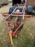 Agriculture trolley with boogie and "American" brakes (electric brake) m hydraulic pump and tips temple, aircraft tires, perfect for halmvogn