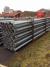 Parti galvanized irrigation pipes 4 "length about 6 m approximately 41 units