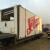Isolated box previously refrigerator truck, damaged L 7.70 m B 2.55 m H 2.95 m