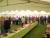 Partyzelt, das Zelt ist 108 m2 (9 x 12 m) in 4 Abschnitte und in sehr gutem Zustand, Jahr 2006