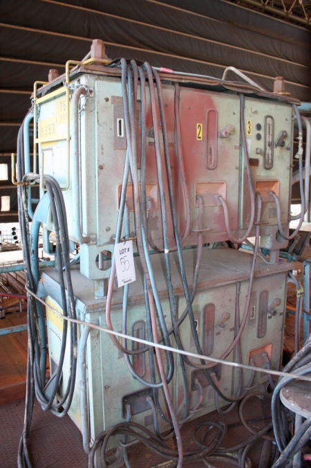 Svejsetransformator, 2 x 3 enheder, AGA, 100-700 amp