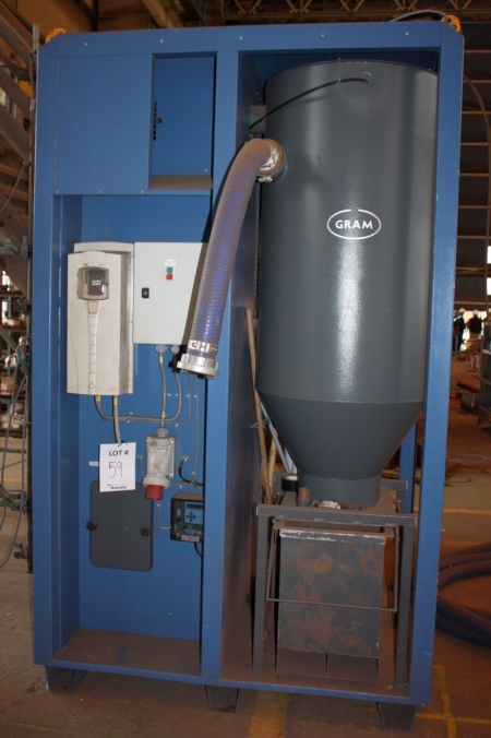 Vacuum cleaner. Gram High vacuum - unit, type KSU-SY 18500. Filter Mat. G111. SN: 080307. Weight: 1200 kg. Year of Manufacture: 2008