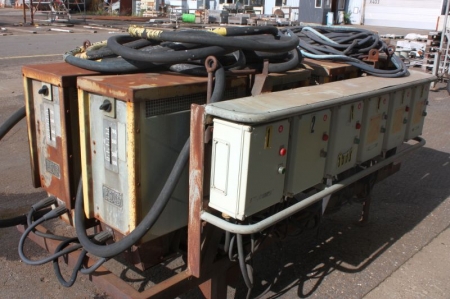 Arc Welding Transformer. 6 stations. ESAB. 100-700 amp. Power cables