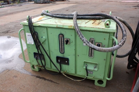 LINCOLN AGA  LOT: (3) 500 AMP WELDING RECTIFIERS, Each 100-500 Amps Capacity, With Controls, and Cable, On Steel Stillage (5000-0100)