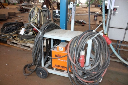 Kemppi FastMig KMS 500 on trolley. Welding cables(10767)