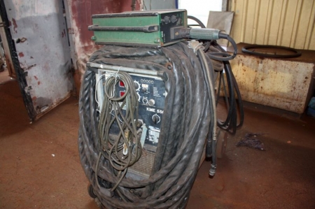 Migatronic KME 550, yard type + Wire Feed: Migatronic YardUnit KT 62-5 4WD. Welding cables