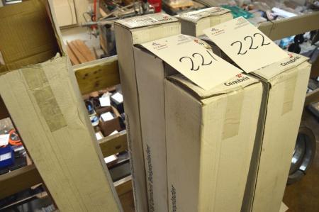 3 x kasse plastudhængsklodser til Cembrit bølgepladetag
