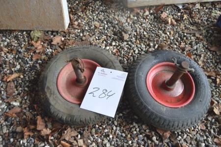 2 pcs. the wheels of wheelbarrows or other