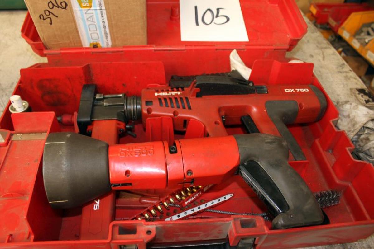 Bolt Pistol Hilti Dx 750 Hilti Dx600 Kj Auktion Machine Auctions