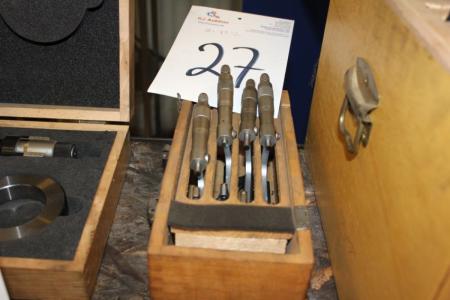 Case of micrometers 0-75 mm