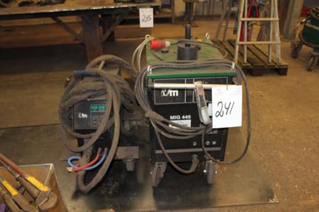 Co2 welding machine Migatronic MIG 445 with cables