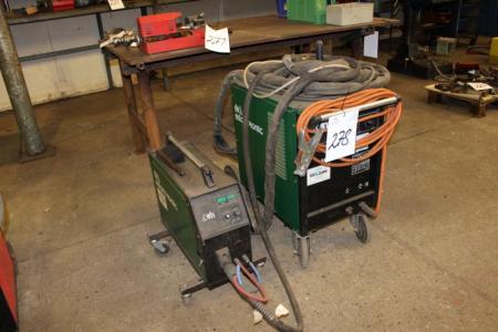 Co2 welding machine Migatronic MIG 445 with cables