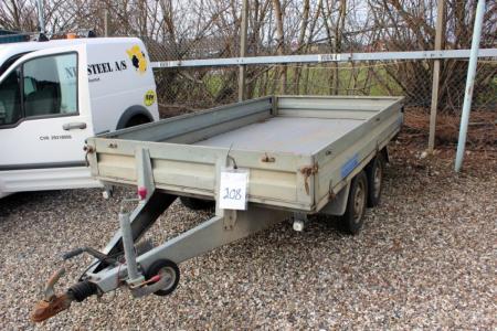 Trailer Variant ,, VA ​​106, year 1998 earlier reg EP 7971 Chassis No. UH71606S298200434, Length approx 3.3 meters width approximately 1.7 meters