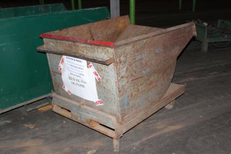 Vippecontainer, 250 liter 