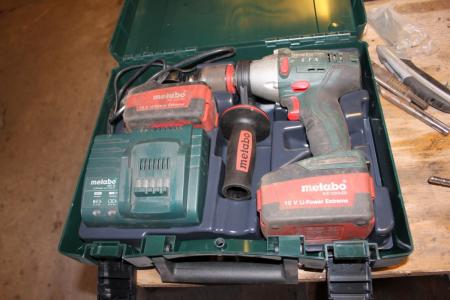 Aku Impact drill Metabo BS 18 LTX with 2 batteries and charger