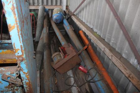 Grain Augers ca. 2 x 6 to 8 meters + 1 a approximately 1 meter