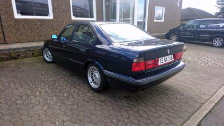 Car, BMW, 5`ER, 520 aut. Year 1995 chassis no. WBAHB61060BM34021, M5 cabin, lead seat worn, Rear equ. Missing, Very nice car no rust
