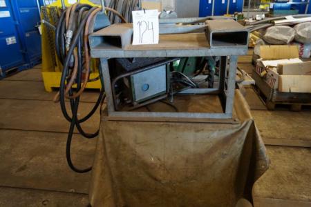Welding work, mrk. Migatronic KME 550, incl. Thread Box and feeder cable