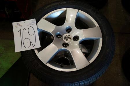 4 Stk. Reifen auf Felgen Peugeot, 195/55 R16