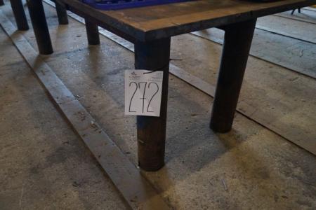 Welding Table, B 95 x L 250 x H 80 cm. Thickness 30 mm