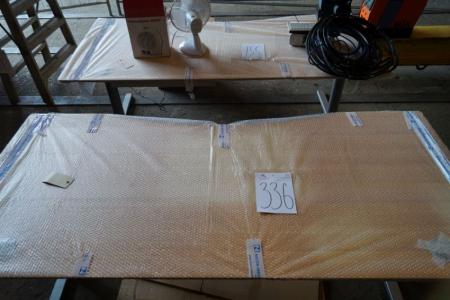 Hæve/sænkebord, L 200 x B 90 cm, brugt