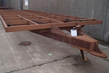 Transport trolley for steel plates 18 T