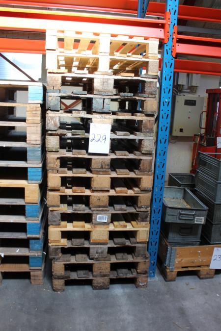 1 Stack Europe pallets
